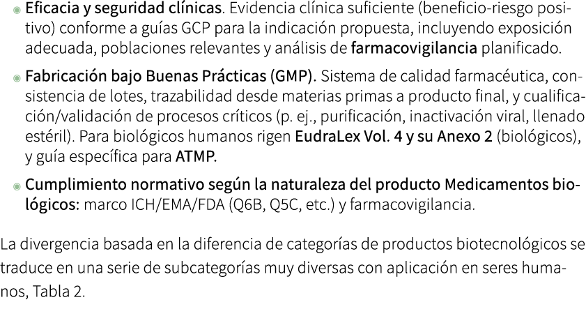 ◉ Eficacia y seguridad cl nicas. Evidencia cl nica suficiente (beneficio riesgo positivo) conforme a gu as GCP para l...