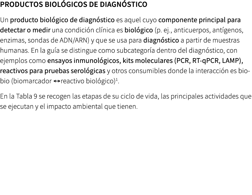 PRODUCTOS BIOL GICOS DE DIAGN STICO Un producto biol gico de diagn stico es aquel cuyo componente principal para dete...