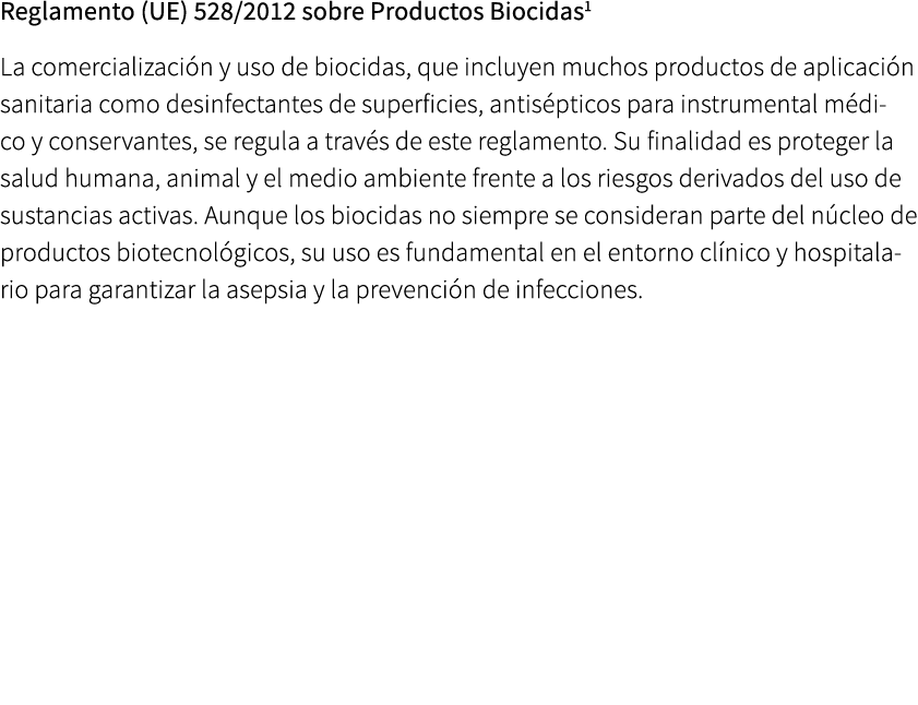 Reglamento (UE) 528/2012 sobre Productos Biocidas La comercializaci n y uso de biocidas, que incluyen muchos producto...