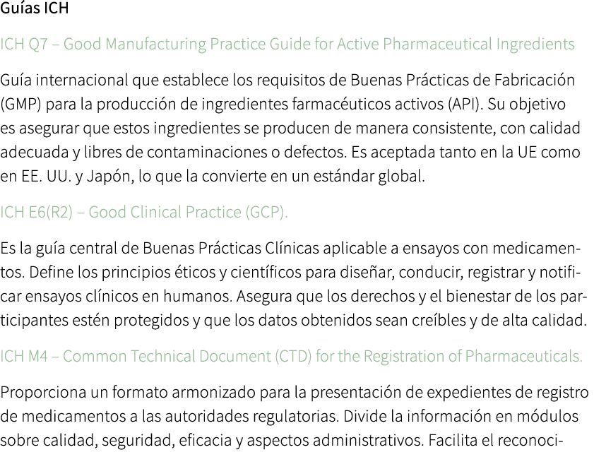 Gu as ICH ICH Q7 – Good Manufacturing Practice Guide for Active Pharmaceutical Ingredients Gu a internacional que est...