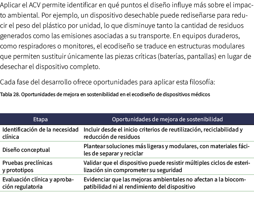 Aplicar el ACV permite identificar en qu puntos el dise o influye m s sobre el impacto ambiental. Por ejemplo, un di...