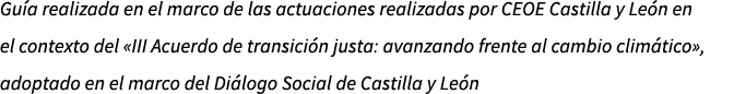 Gu a realizada en el marco de las actuaciones realizadas por CEOE Castilla y Le n en el contexto del «III Acuerdo de ...