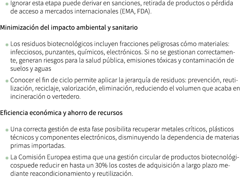 ◉ Ignorar esta etapa puede derivar en sanciones, retirada de productos o p rdida de acceso a mercados internacionales...