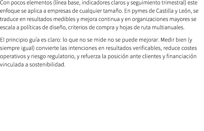 Con pocos elementos (l nea base, indicadores claros y seguimiento trimestral) este enfoque se aplica a empresas de cu...