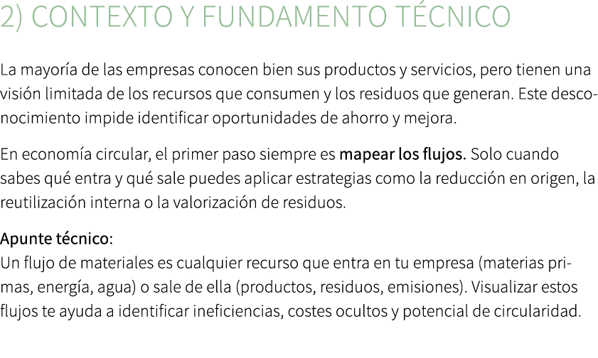 2) Contexto y fundamento t cnico La mayor a de las empresas conocen bien sus productos y servicios, pero tienen una v...
