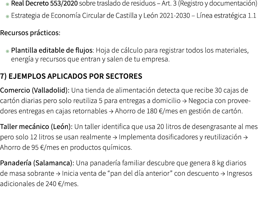 ◉ Real Decreto 553/2020 sobre traslado de residuos – Art. 3 (Registro y documentaci n) ◉ Estrategia de Econom a Circu...
