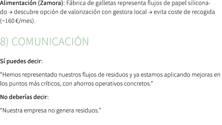 Alimentaci n (Zamora): F brica de galletas representa flujos de papel siliconado → descubre opci n de valorizaci n co...
