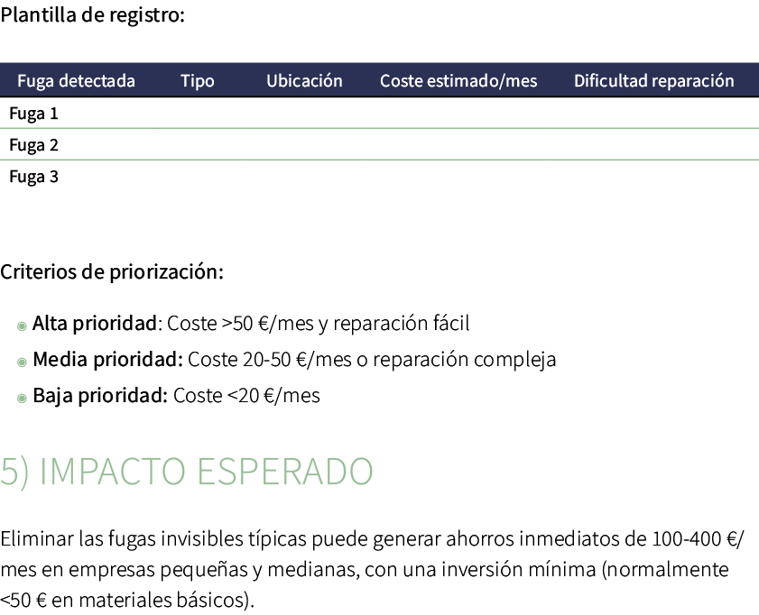 Plantilla de registro: Criterios de priorizaci n: ◉ Alta prioridad: Coste 50 €/mes y reparaci n f cil ◉ Media priori...
