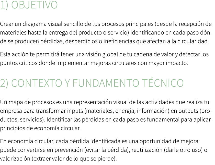 1) Objetivo Crear un diagrama visual sencillo de tus procesos principales (desde la recepci n de materiales hasta la ...