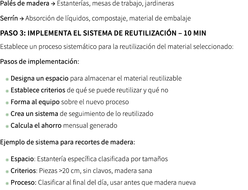 Pal s de madera → Estanter as, mesas de trabajo, jardineras Serr n → Absorci n de l quidos, compostaje, material de e...