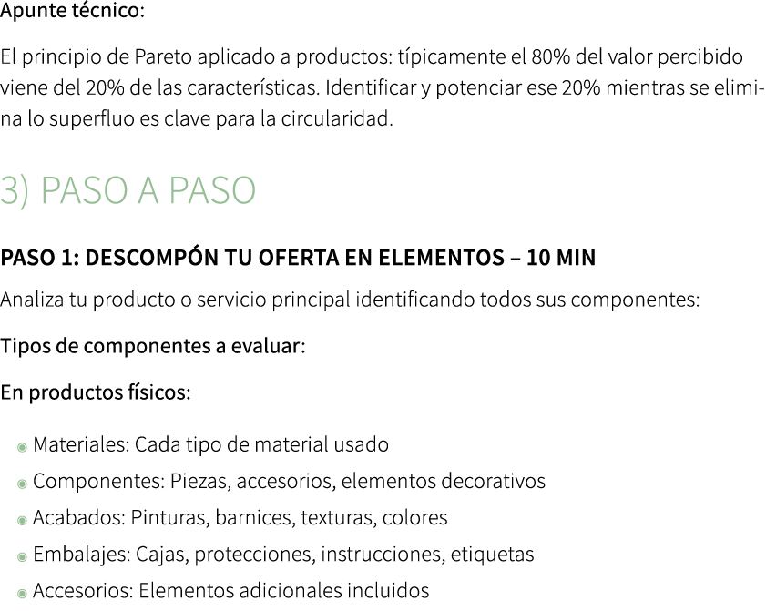 Apunte t cnico: El principio de Pareto aplicado a productos: t picamente el 80% del valor percibido viene del 20% de ...