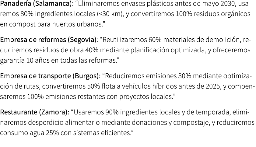 Panader a (Salamanca): “Eliminaremos envases pl sticos antes de mayo 2030, usaremos 80% ingredientes locales ( 30 km)...