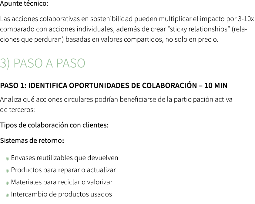Apunte t cnico: Las acciones colaborativas en sostenibilidad pueden multiplicar el impacto por 3 10x comparado con ac...