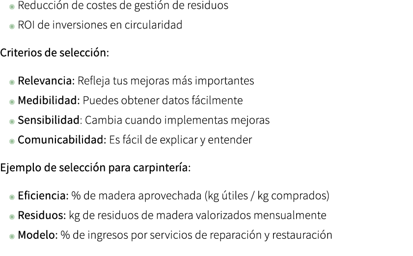 ◉ Reducci n de costes de gesti n de residuos ◉ ROI de inversiones en circularidad Criterios de selecci n: ◉ Relevanci...