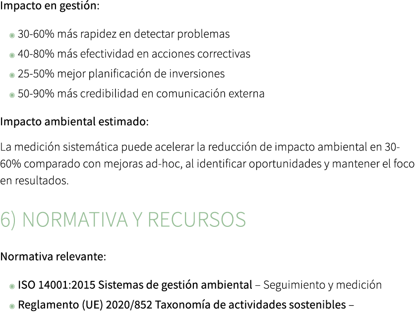 Impacto en gesti n: ◉ 30 60% m s rapidez en detectar problemas ◉ 40 80% m s efectividad en acciones correctivas ◉ 25 ...
