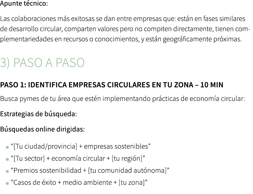 Apunte t cnico: Las colaboraciones m s exitosas se dan entre empresas que: est n en fases similares de desarrollo cir...